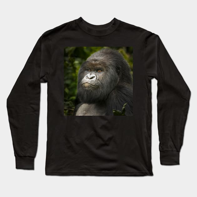 Gorilla III Long Sleeve T-Shirt by njones